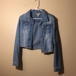 Jean denim jacket.